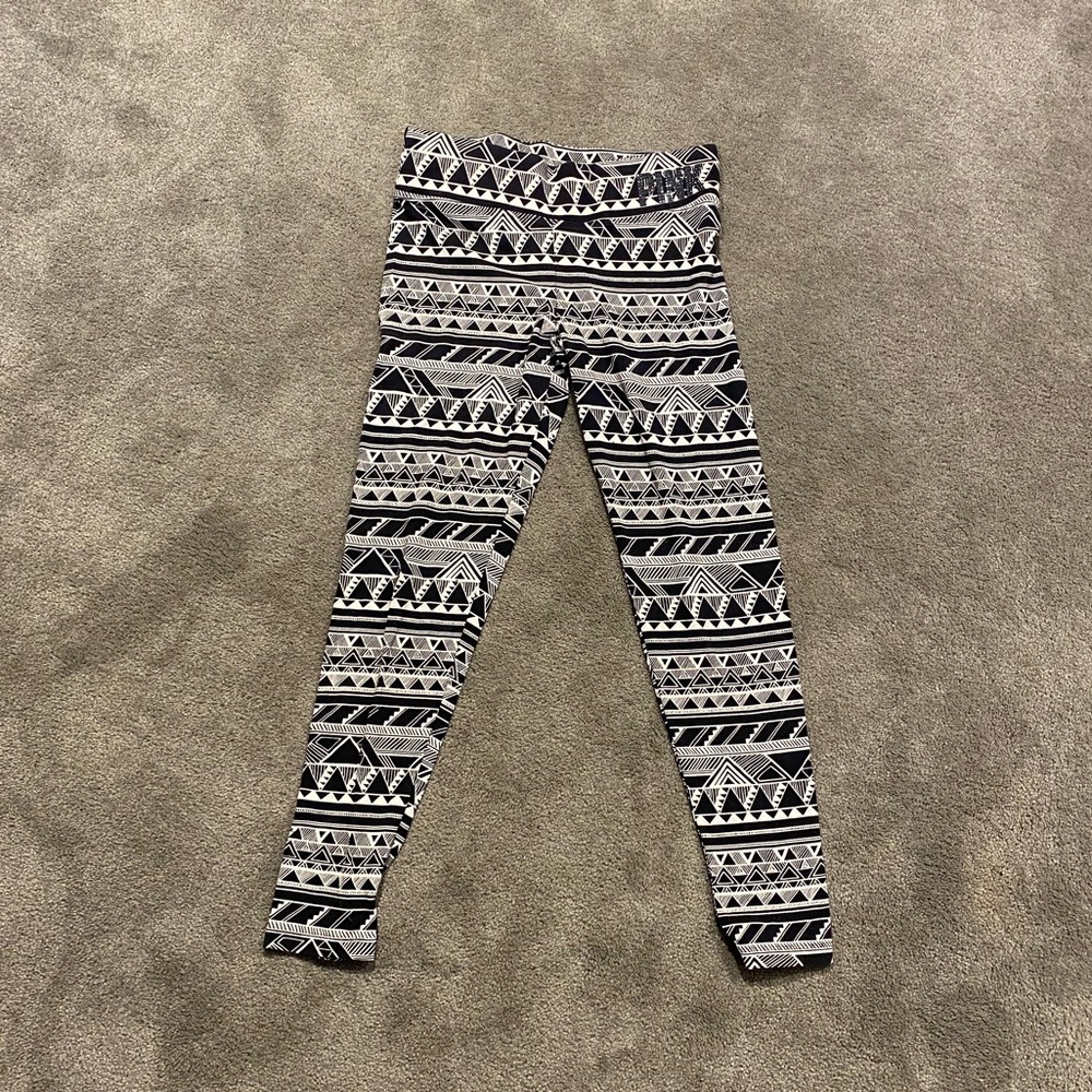 VS Pink tribal print leggings